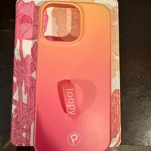 Loopy case in Pink Lemonade Ombré for iPhone 14 Pro Max